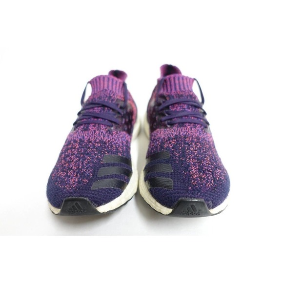 ADIDAS Women Ultra Boost Uncaged Size 6.5 Purple Running Shoes Primeknit B75862 - Picture 2 of 10